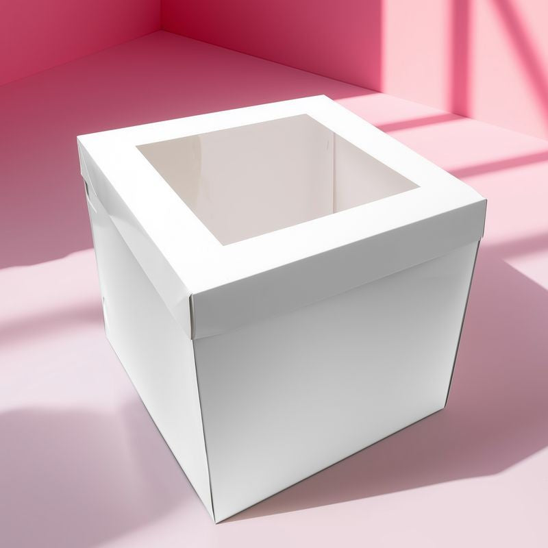 8 inch Tall Cake Box with Window Bake Group