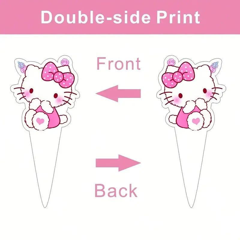 Cake & Cupcake Topper Hello Kitty 25pcs