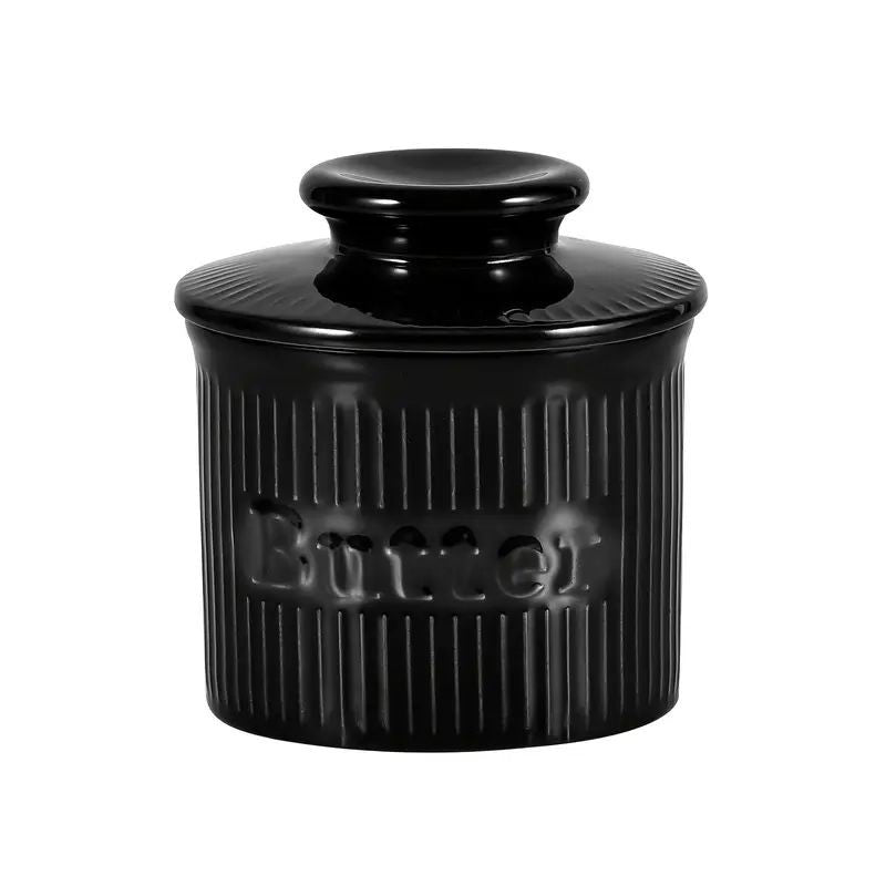 ceramic-butter-bell-crock-with-lid-black
