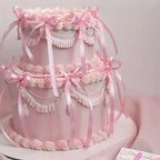 cake-topper-pink-satin-bows-7-5x15cm-1pc