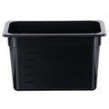 KH Classik Chef Polycarbonate Steam Pan Food Pan Black 1/3 Size 150mm