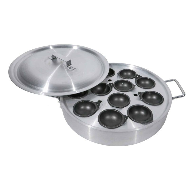 KH Aluminium Egg Poacher Induction with Non-stick Cup  12-Cup
