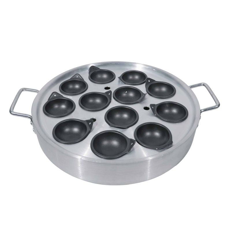 KH Aluminium Egg Poacher Induction with Non-stick Cup  12-Cup