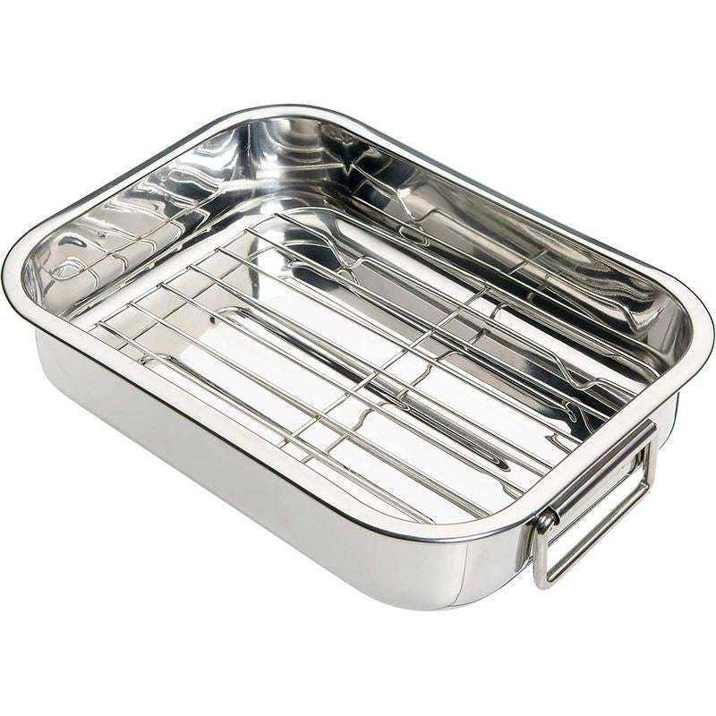Lasagne Tray with Removable Rack - Stainless Steel 30cm