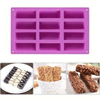 Silicone Protein Bar & Snack Mold – 8 Cavity
