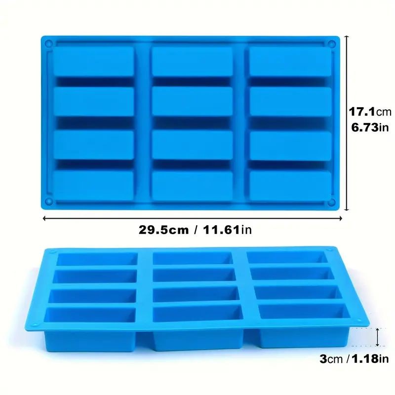 Silicone Protein Bar & Snack Mold – 8 Cavity