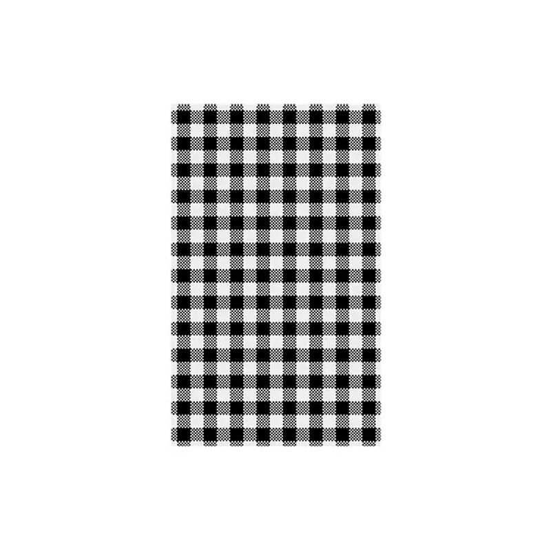 Moda Greaseproof Paper - Gingham Black & White 190x310mm 200pc