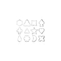 Chef Inox Cookie Cutter Set Aspic - 12 pieces 35mm