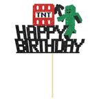 cake-topper-creeper-happy-birthday-glitter