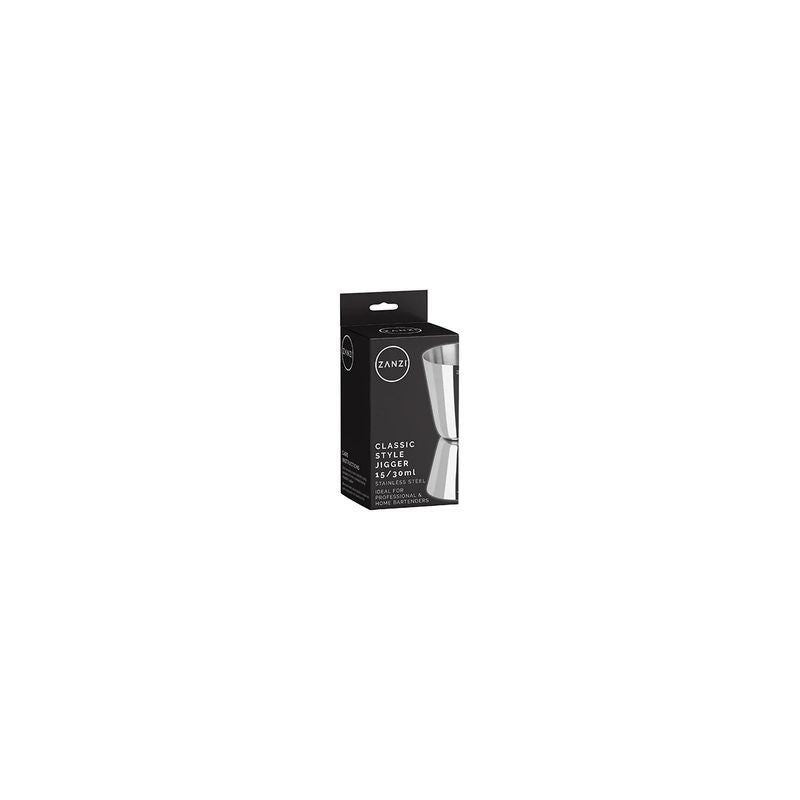 Zanzi Jigger Classic Style Stainless Steel 15/30ml