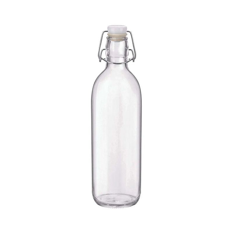 Bormioli Rocco Emilia Bottle with white Lid 1.0Lt