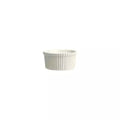 Duraceram Ribbed Souffle Dish - Ivory 125mm