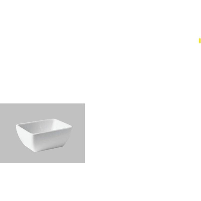 Xtras Porcelain Rectangular Bowl - 127x86mm/300ml