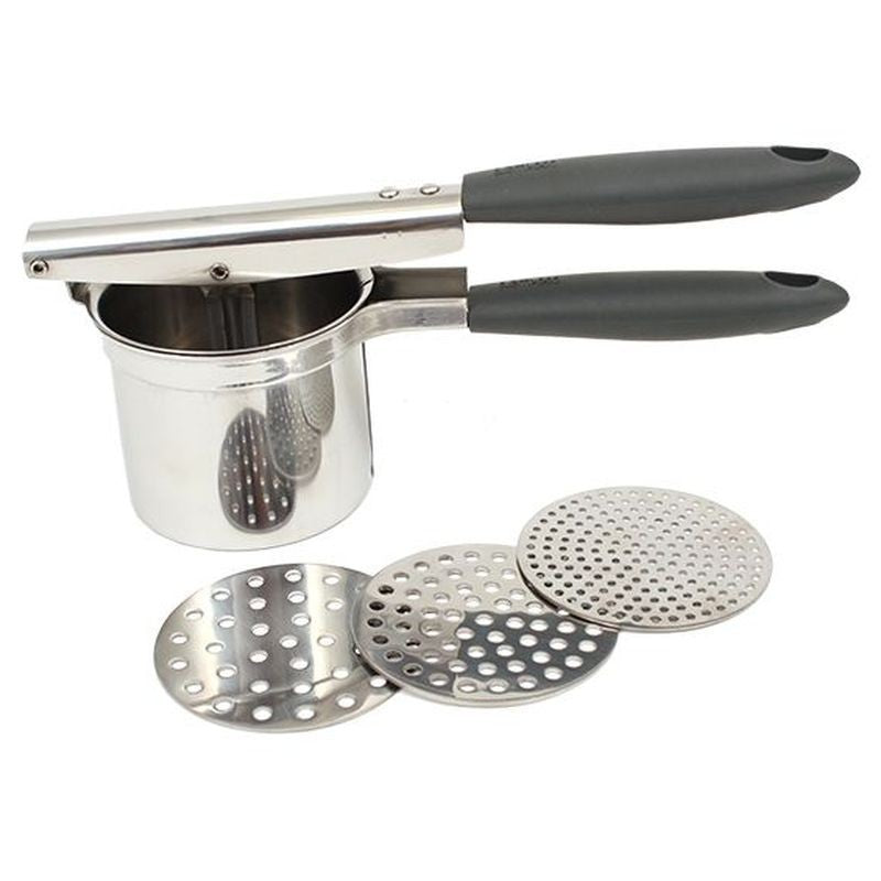 appetito-stainless-steel-potato-ricer-with-3-discs