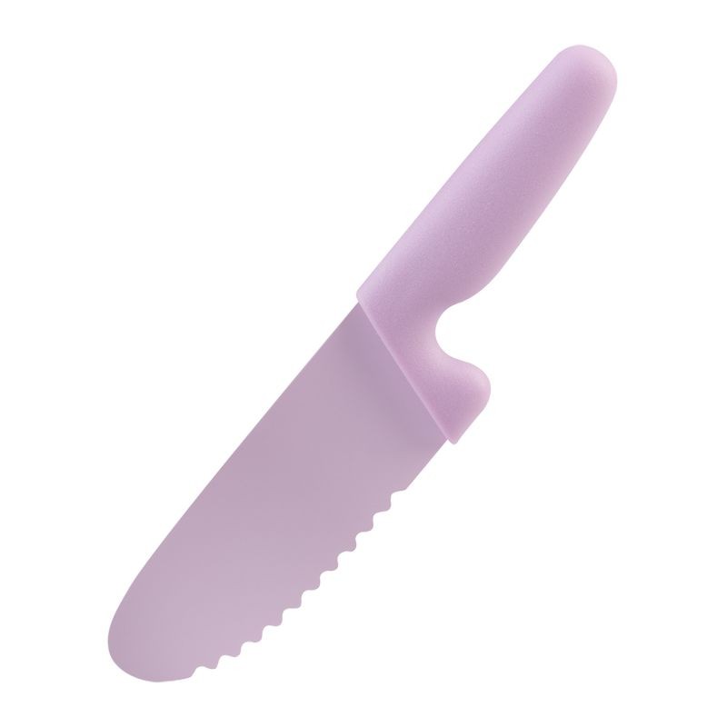 Appetito Kid's Safety Serrated Blade Knife - Pink