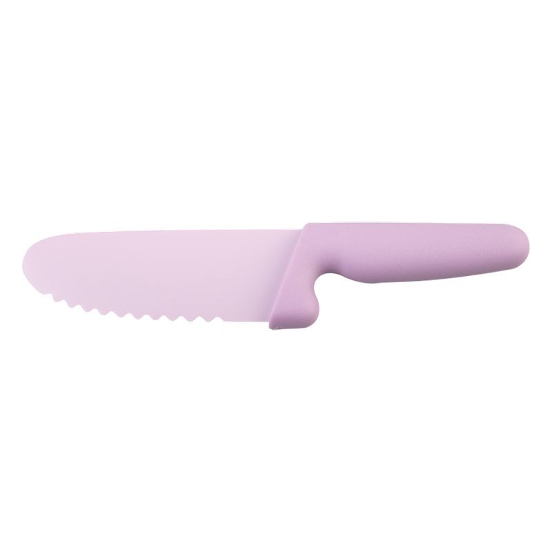 Appetito Kid's Safety Serrated Blade Knife - Pink