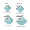 Bentgo Rectangle Glass Food Storage Set - Soft Aqua - 8 pieces