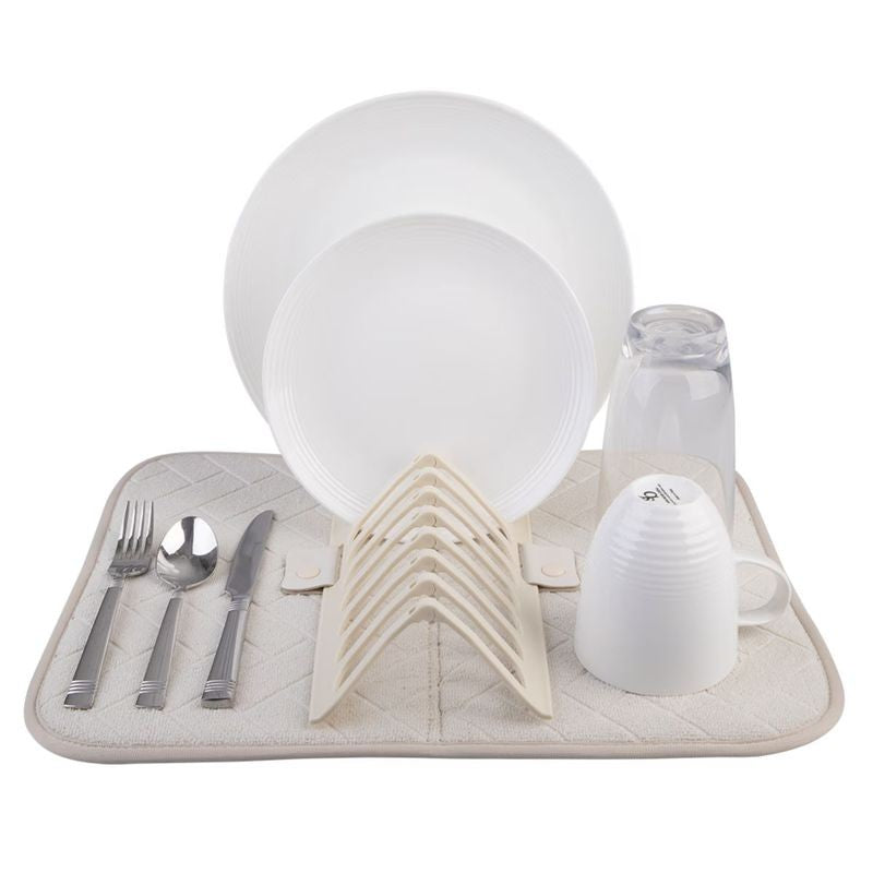 D.Line Pop-up Drying Mat - Almond Milk 46 x 35.5cm