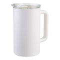 Oasis Insulated Ceramic Lined Triple Wall Water Pitcher - White 1.5L
