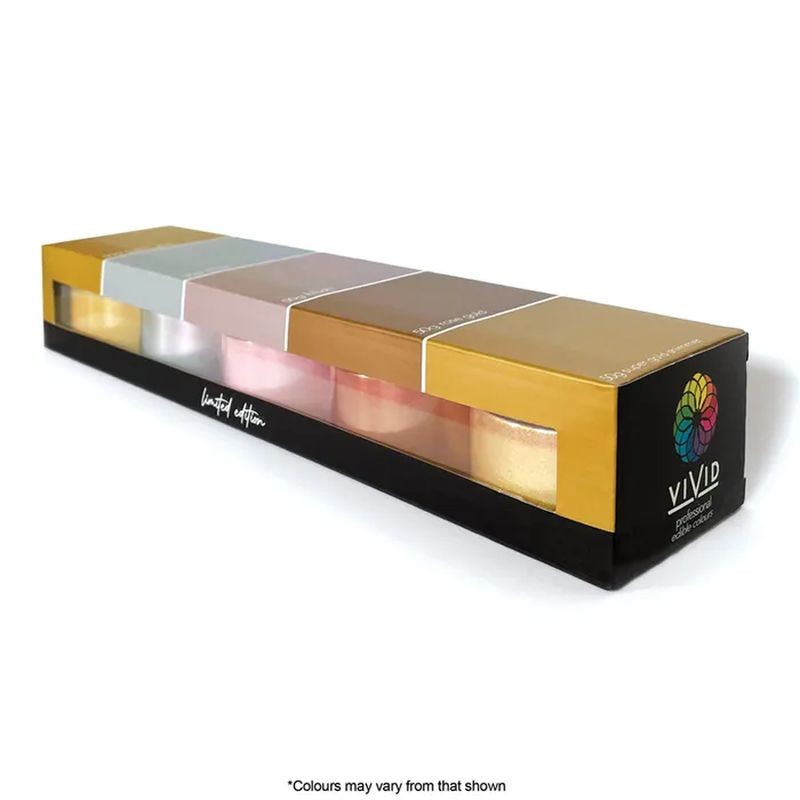 Vivid Limited Edition Super Metallic Dusts - 5 pack