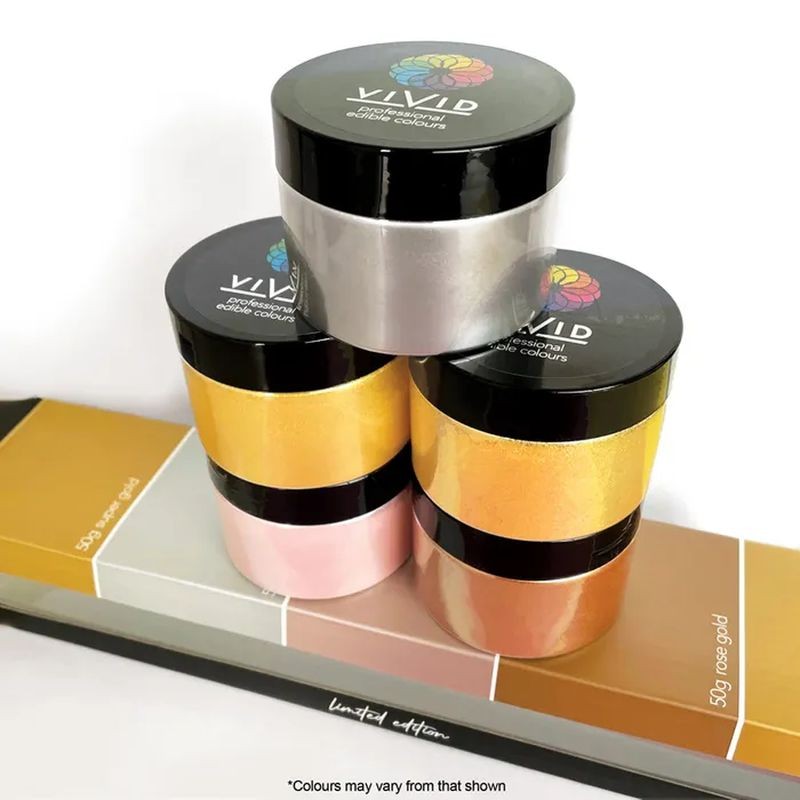 Vivid Limited Edition Super Metallic Dusts - 5 pack