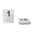 Trenton Flat Stainless Steel Table Numbers - 11-20