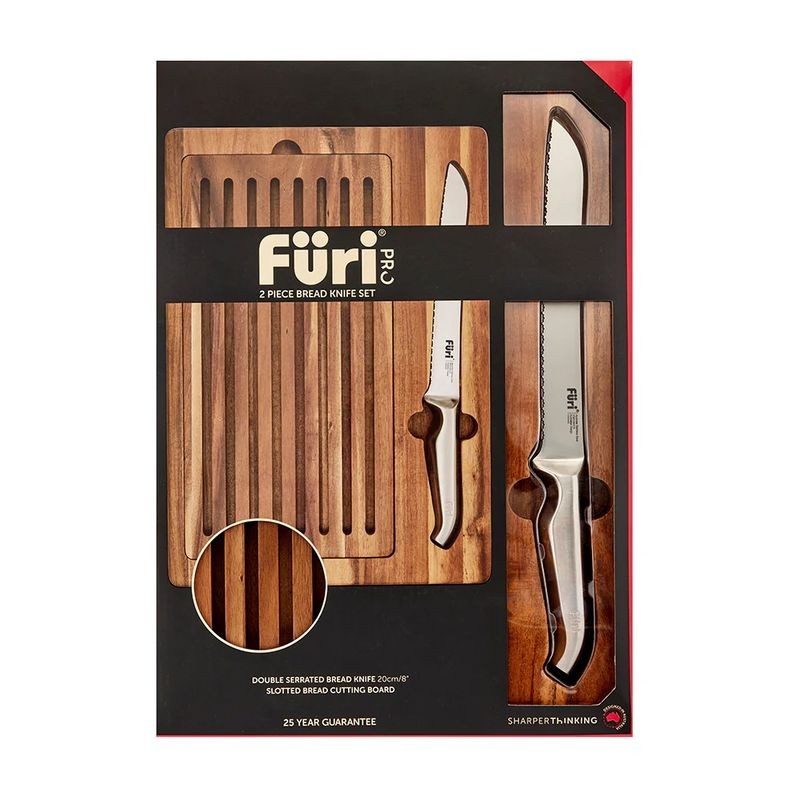 furi-double-serrated-bread-knife-bread-cutting-board-set-2-piece