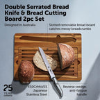 furi-double-serrated-bread-knife-bread-cutting-board-set-2-piece