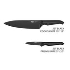 Furi Jet Black Knife Set -  Cooks & Pairing Knives - 2 Piece