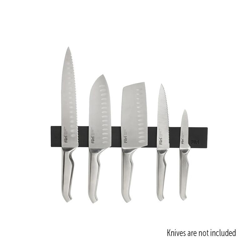 Furi Magnetic Wall Rack Black - 36cm
