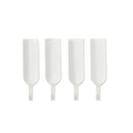 Furi Magnetic Wall Rack Hooks - White 4 set