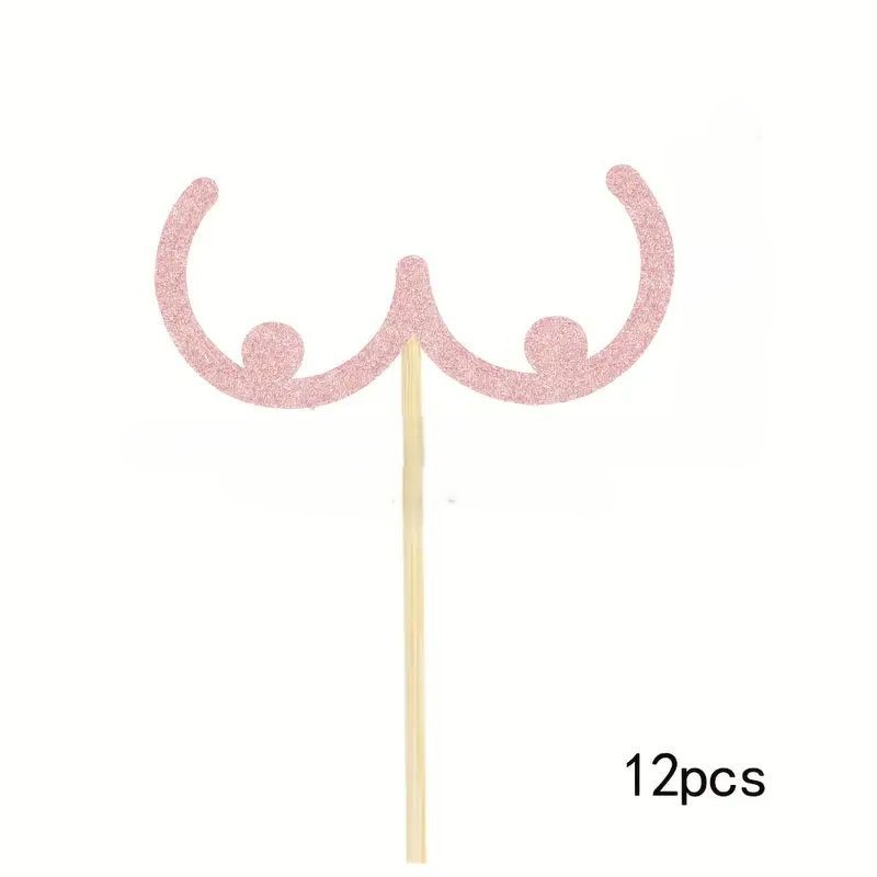 cupcake-toppers-glitter-breasts-baby-pink-12-piece