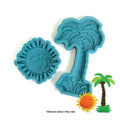 Cake Craft Silicone Mould - Sun and Palm Tree