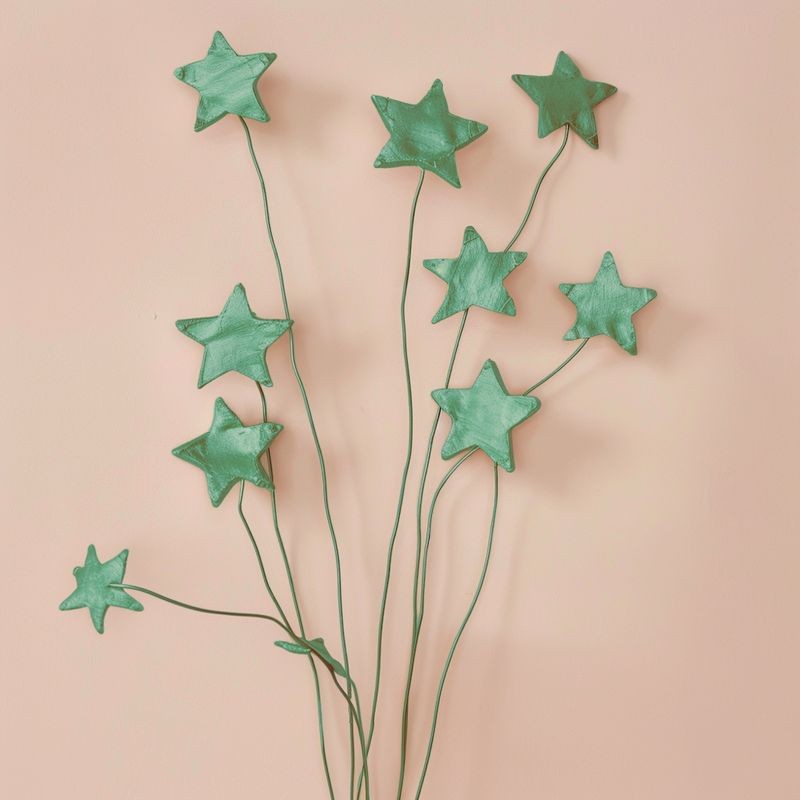 bake-group-flower-wire-24-gauge-50-pieces-metallic-dark-green