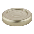 Plasdene Metal Button Twist Cap - Gold 53mm