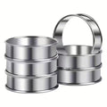 Crumpet Ring Stainless Steel Rolled Edge 10.5cm x 2.5cm