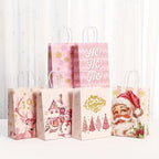 christmas-paper-giftbag-pink-ho-ho-ho-15x8x21cm