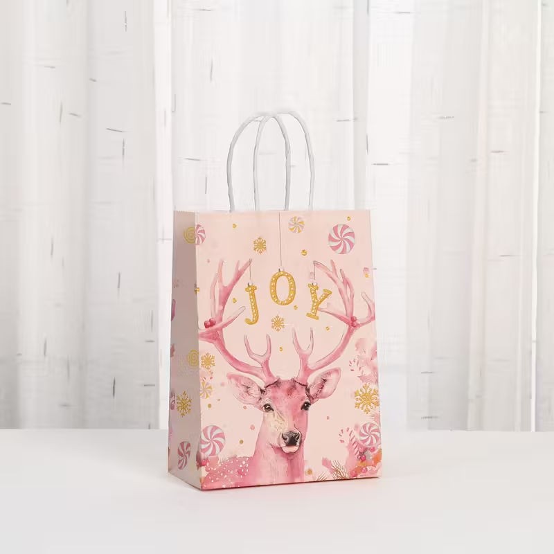 christmas-paper-giftbag-pink-reindeer-15x8x21cm