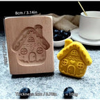 Wooden Cookie Mould – Gingerbread House