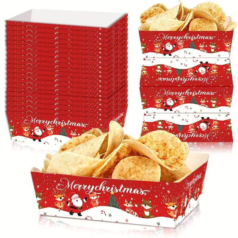christmas-disposable-snack-trays