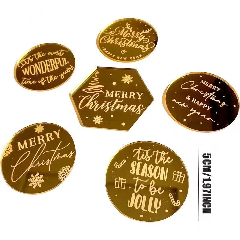 acrylic-topper-round-its-the-most-wonderful-time-of-the-year-gold-1pc