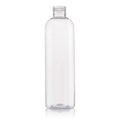 Plasdene Clear Plastic Tall Boston Bottle with Screw Finish - 250ml