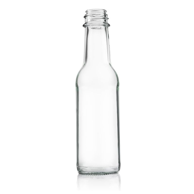 Plasdene Flint Glass Sauce Bottle with Snap & Screw Finish - 150ml