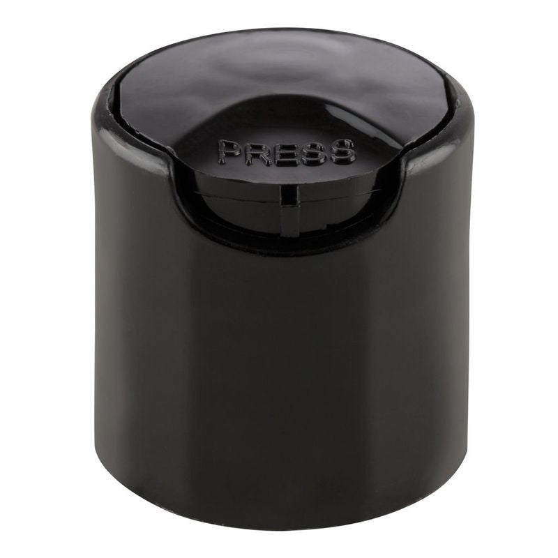 plasdene-plastic-disc-top-cap-with-crabclaw-seal-black-24mm