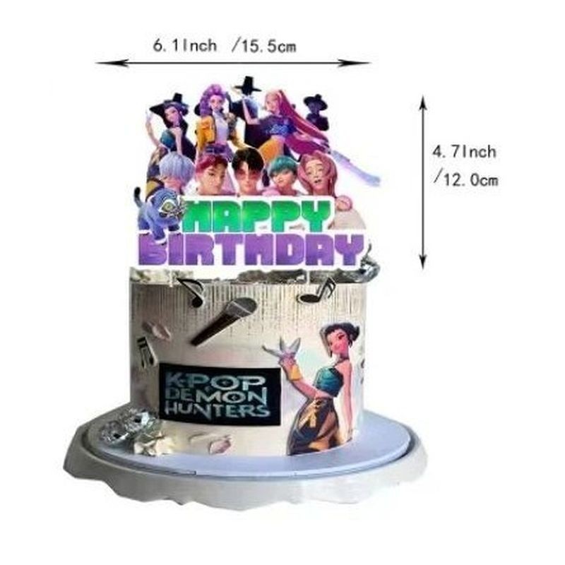 K-Pop Demon Hunters Cake Topper 1 piece