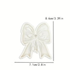 Large Baroque Bow Silicone Mould – Elegant Ribbon Design