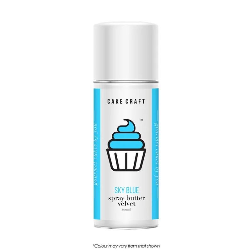 Cake Craft Spray Butter Velvet - Sky Blue 400ml