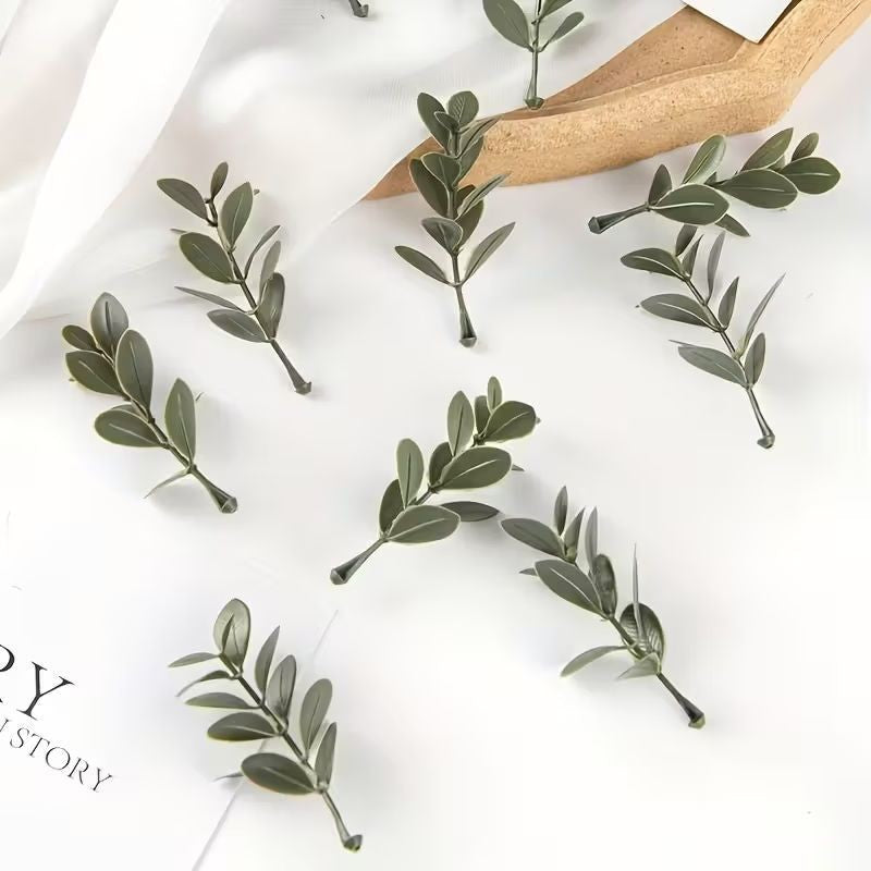 Mini Faux Eucalyptus Cake Toppers – 6cm
