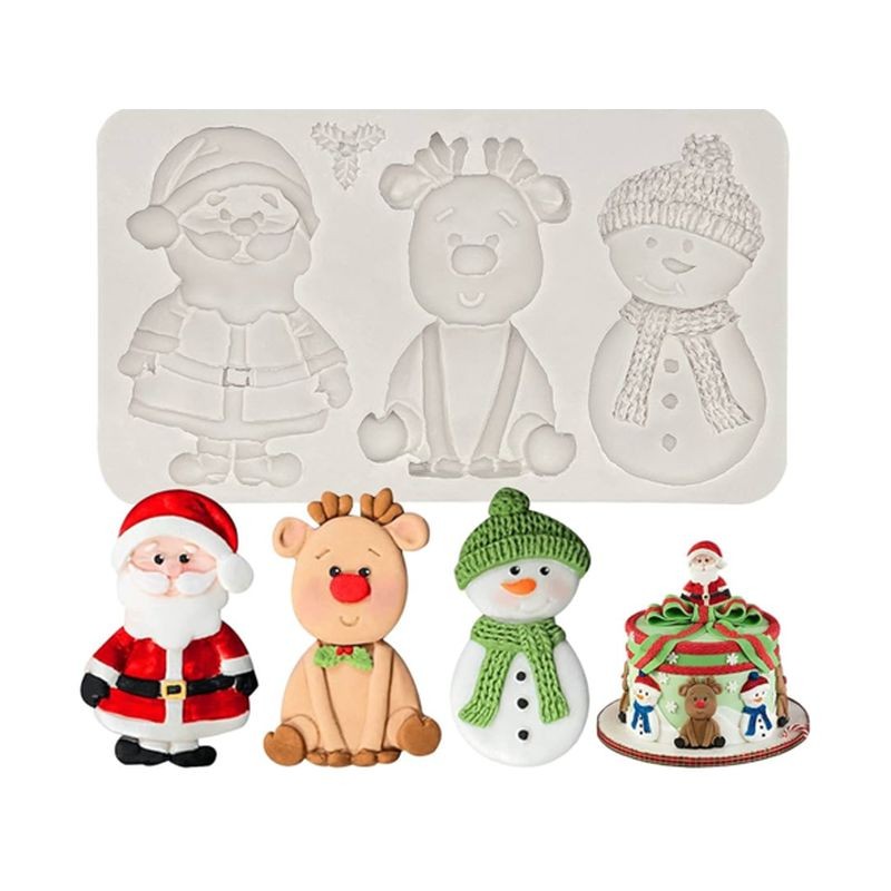 silicone-mould-santa-snowman-reindeer