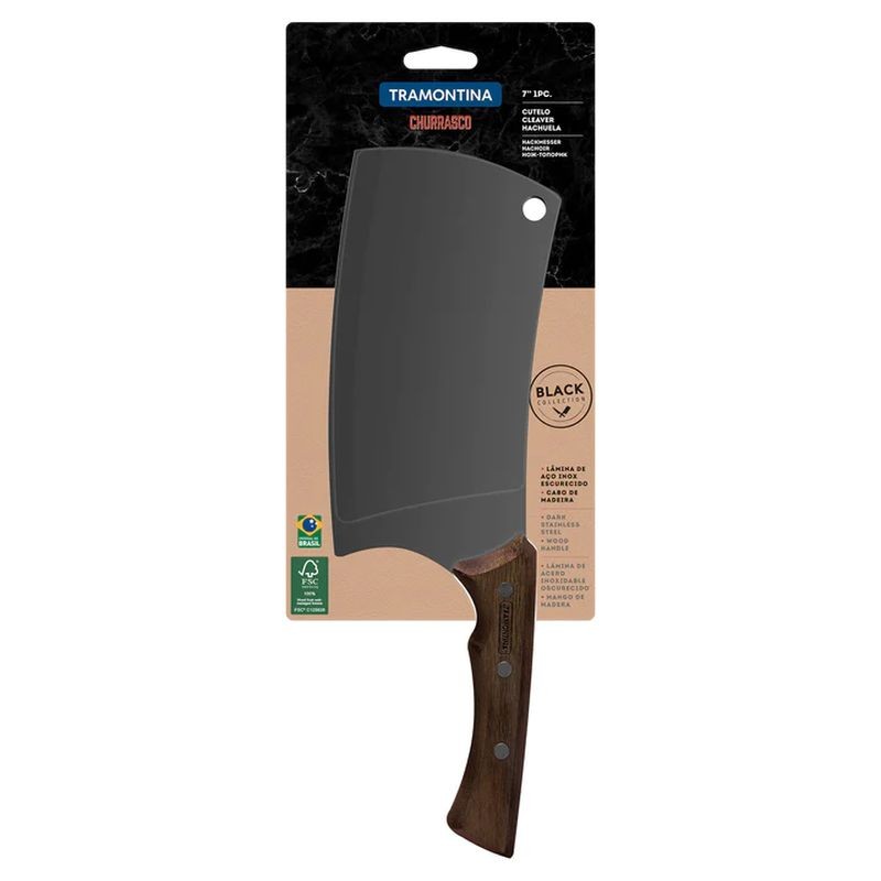 Tramontina Churrasco Black Cleaver 17cm